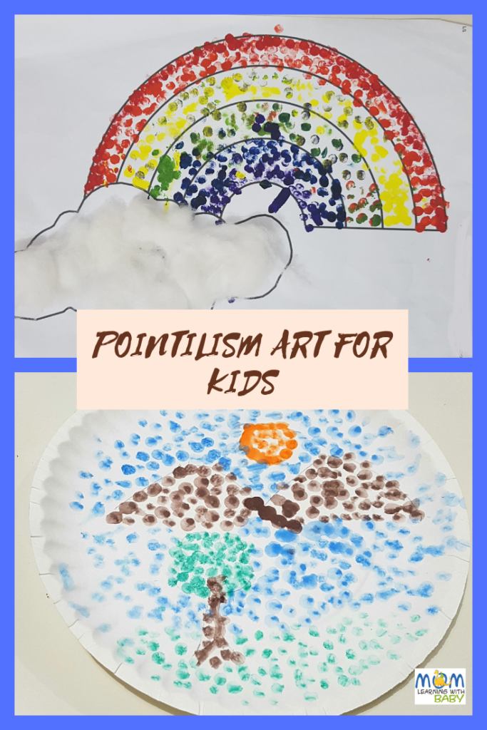 Pointilism art for Kids