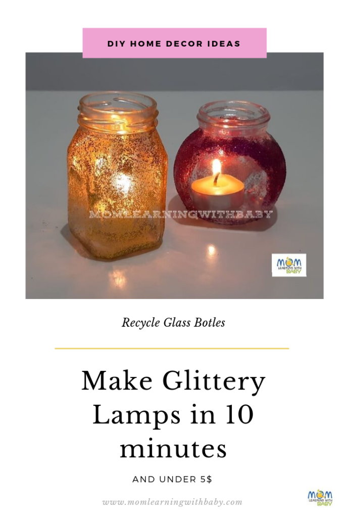 DIY RECYCLE GLASS BOTTLES INTO LAMPS