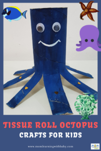 Tissue Roll Octopus Craft