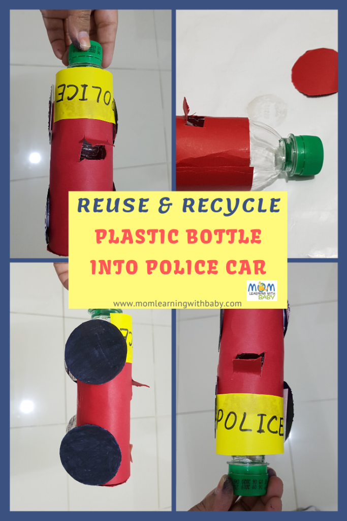Reuse Recycle Plastic Bottle into Police Car